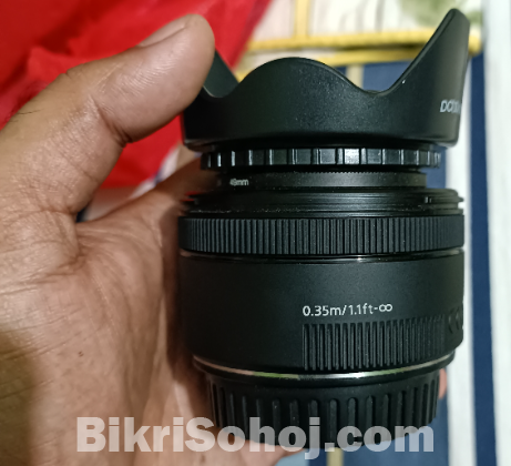 Canon EOS EF 50mm f/1.8 II Prime Lens for DSLR Camera